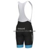 Completo Maglia + Pantaloncino con bretelle 2023 Bahrain Victorious Campione Del Bahrein Manica Corta Bianco